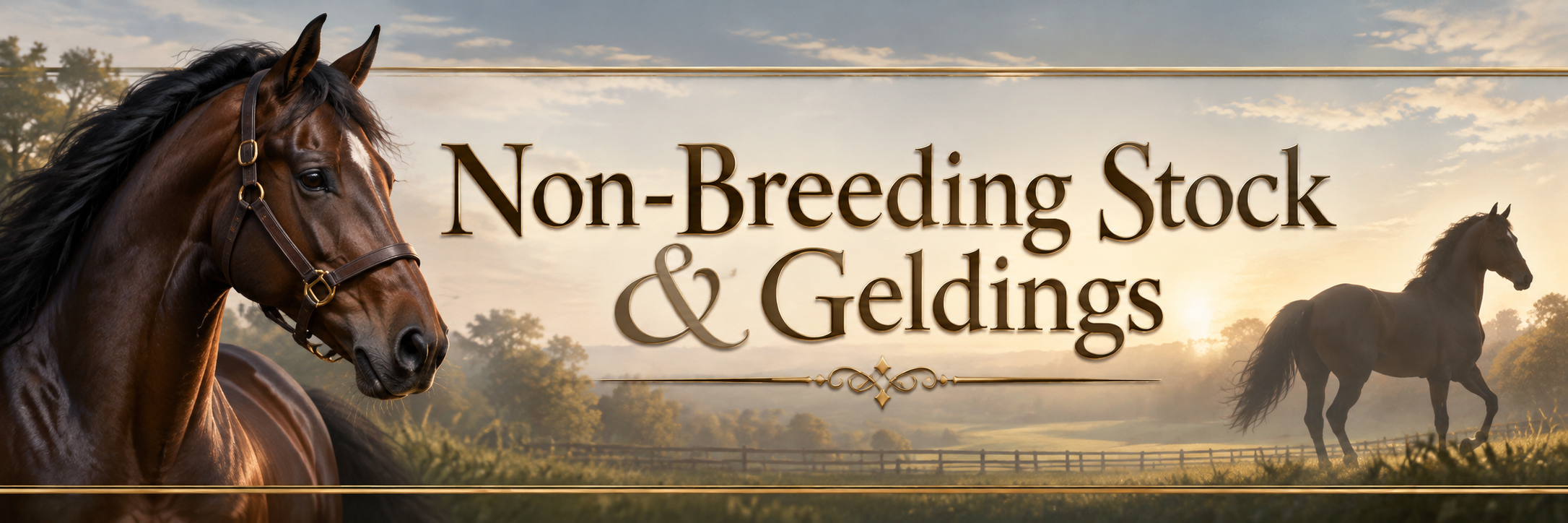 Non-Breeding Stock & Geldings